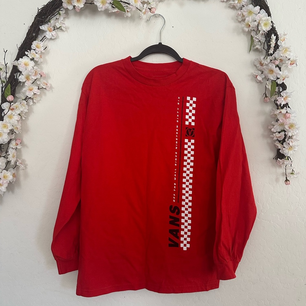 Vans Classic Red Crew Neck Shirt